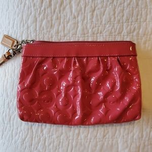 Coach Hot Pink Clutch